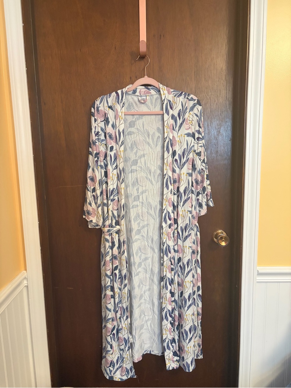 Milkmaids Floral Print Maternity Robe